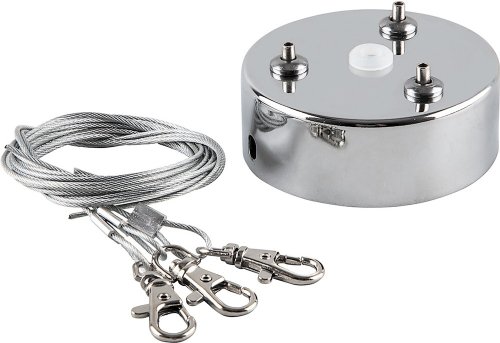 Подвес (соединитель для круглых накладных светильников серии AL699 и AL5000), длина 100см, серебро,  картинка 